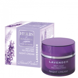 Омолаживающий обновляющий ночной крем для лица Lavender