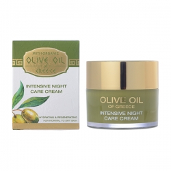 Обновляющий крем ночной для ухода за нормальной и склонной к жирности кожи Olive Oil of Greece